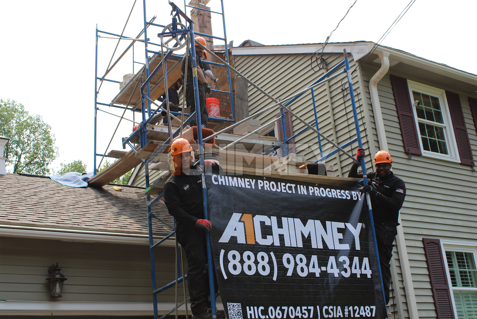 A1 Chimney chimney services work photo 5 - Professional chimney cleaning and repair in Atlanta, Georgia
