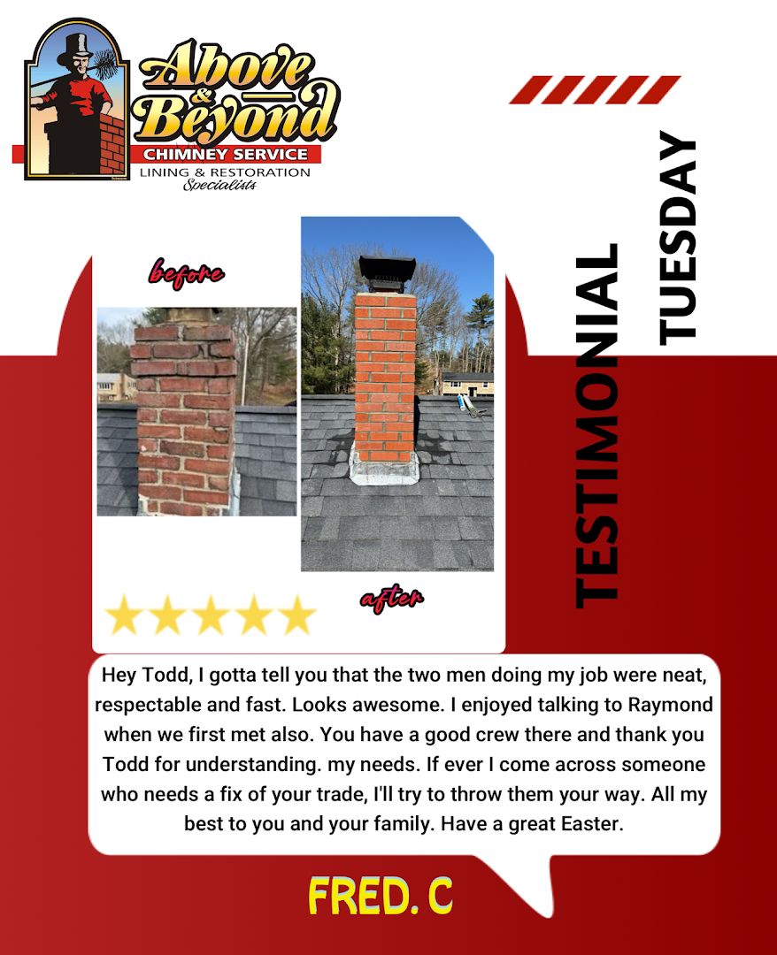 Above & Beyond Chimney Sweep of Dedham - Professional chimney cleaning and repair services in Dedham, Massachusetts