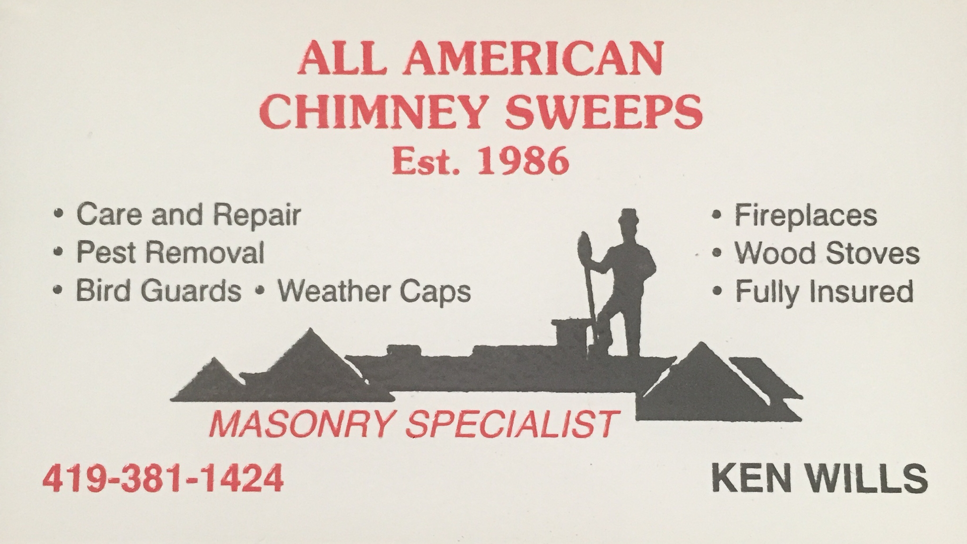 All American Chimney Sweeps - Professional chimney cleaning and repair services in Toledo, Oregon
