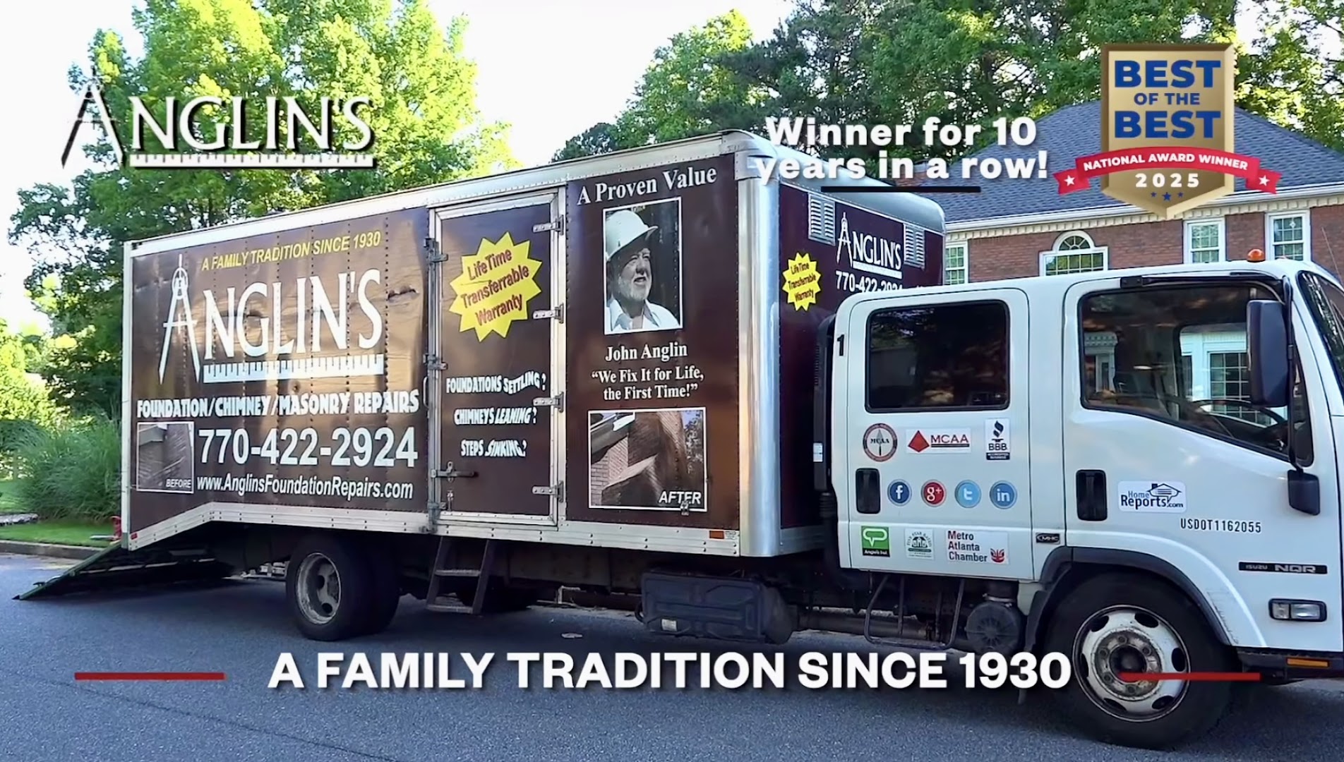 Anglin's Foundation & Chimney Repair - Professional chimney cleaning and repair services in Marietta, Georgia