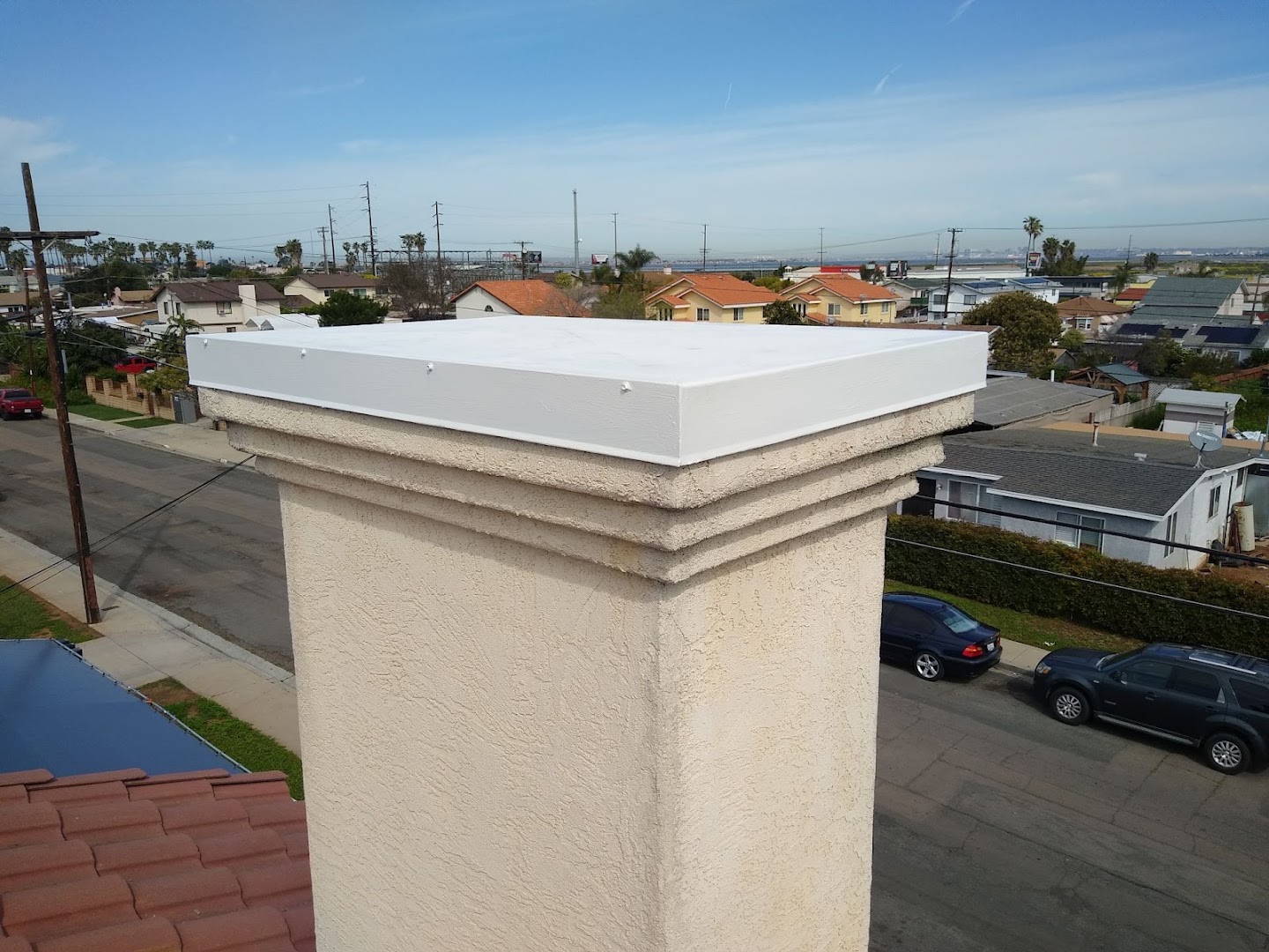 Burnie Fireplace Services chimney services work photo 5 - Professional chimney cleaning and repair in Ramona, Oregon