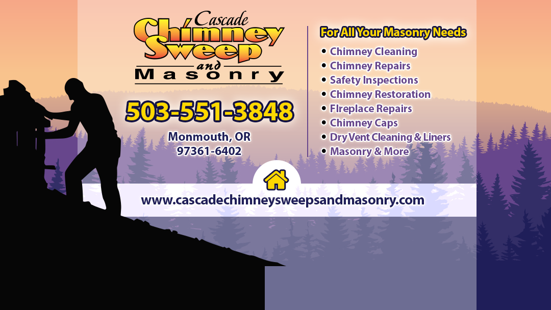 Cascade Chimney Sweep & Mason - Professional chimney cleaning and repair services in Monmouth, Oregon