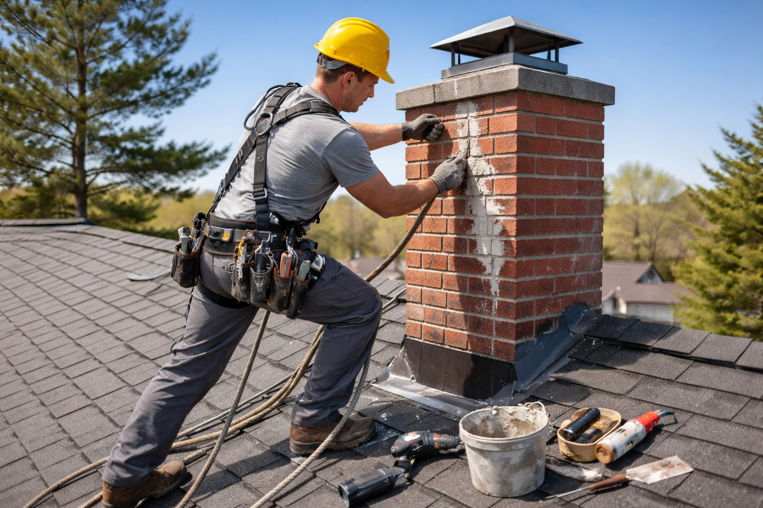 Chimney Champs chimney services work photo 5 - Professional chimney cleaning and repair in Minneapolis, Minnesota