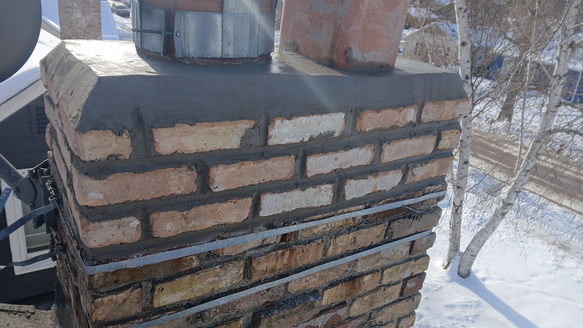 Eco & Green Air Duct Solutions chimney services work photo 5 - Professional chimney cleaning and repair in Minneapolis, Oregon