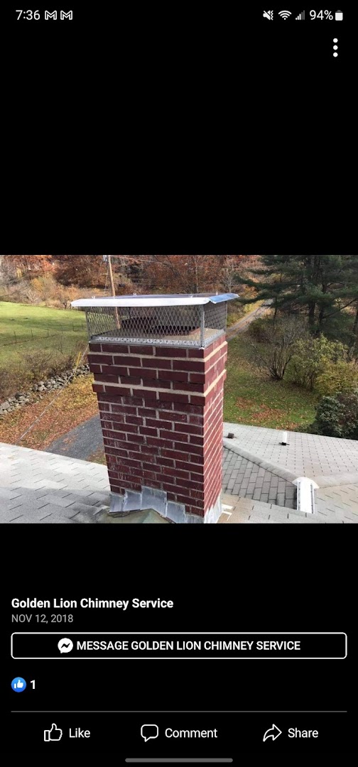Golden Lion Chimney Service - Professional chimney cleaning and repair services in Springfield, Massachusetts