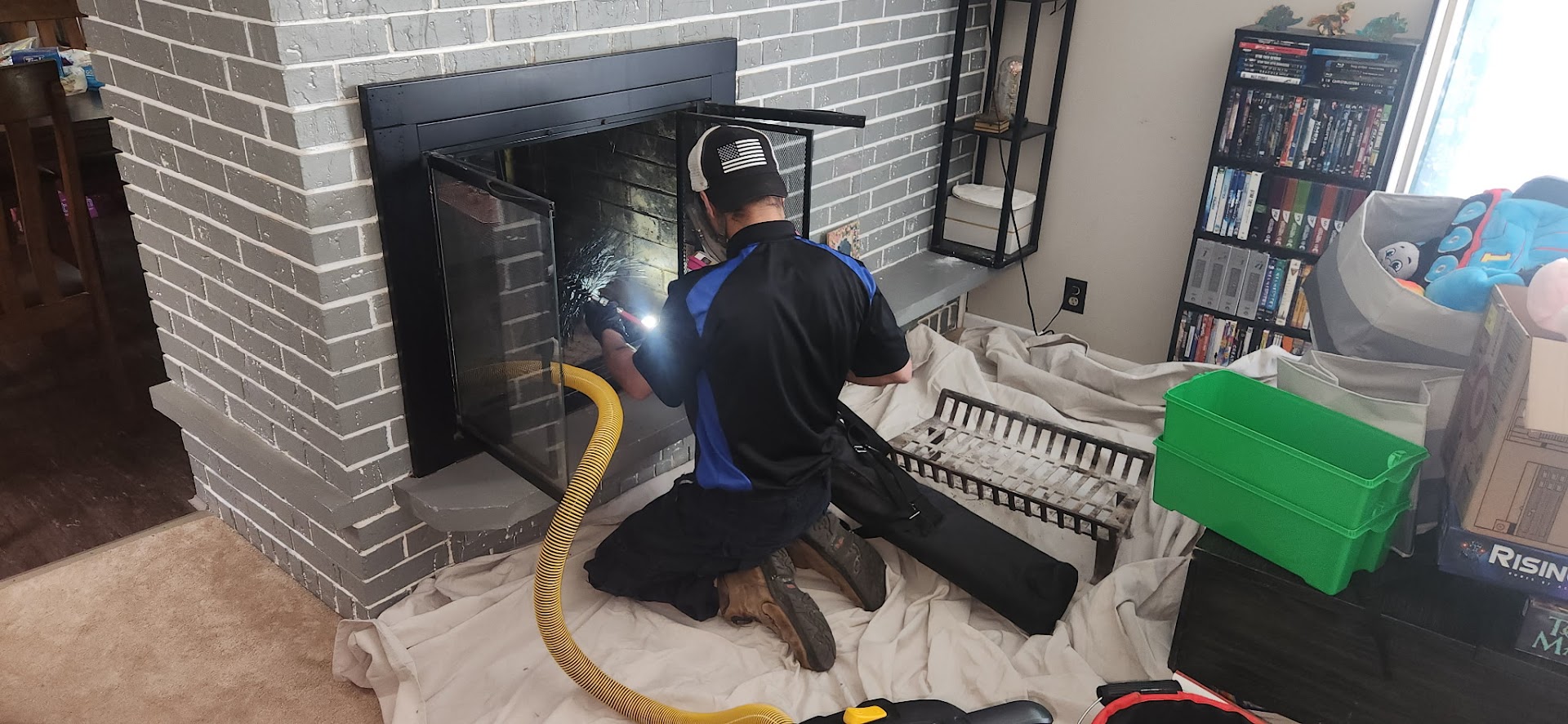 Sweep Techs chimney services work photo 5 - Professional chimney cleaning and repair in Stewartville, Oregon