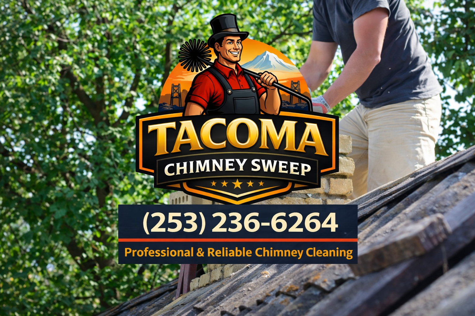 Tacoma Chimney Sweep - Professional chimney cleaning and repair services in Tacoma, Washington